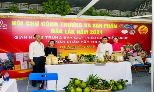 Huyện Ea Súp tham gia Hội chợ Công Thương và sản phẩm OCOP Đắk Lắk năm 2024
