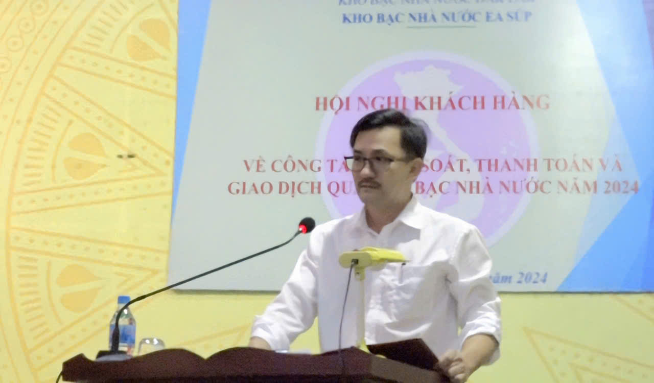 Hội nghị khách hàng về công tác kiểm soát, thanh toán và giao dịch qua Kho bạc nhà nước năm 2024