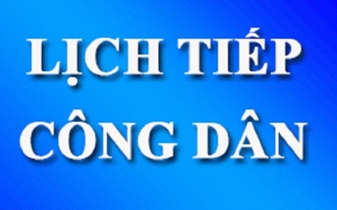 THÔNG BÁO LỊCH TIẾP CÔNG DÂN ĐỊNH KỲ THÁNG 10 NĂM 2025 CỦA BÍ THƯ ĐẢNG ỦY