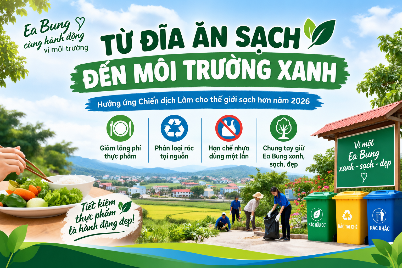 Hưởng ứng chiến dịch làm cho thế giới sạch năm 2026