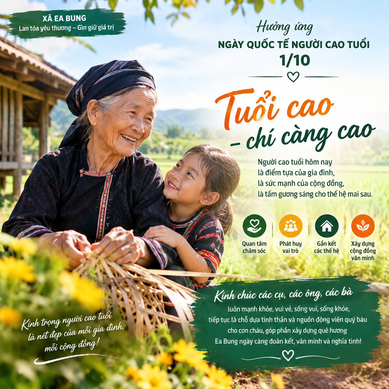 Phát huy vai trò người cao tuổi – trao truyền giá trị, vun đắp cộng đồng