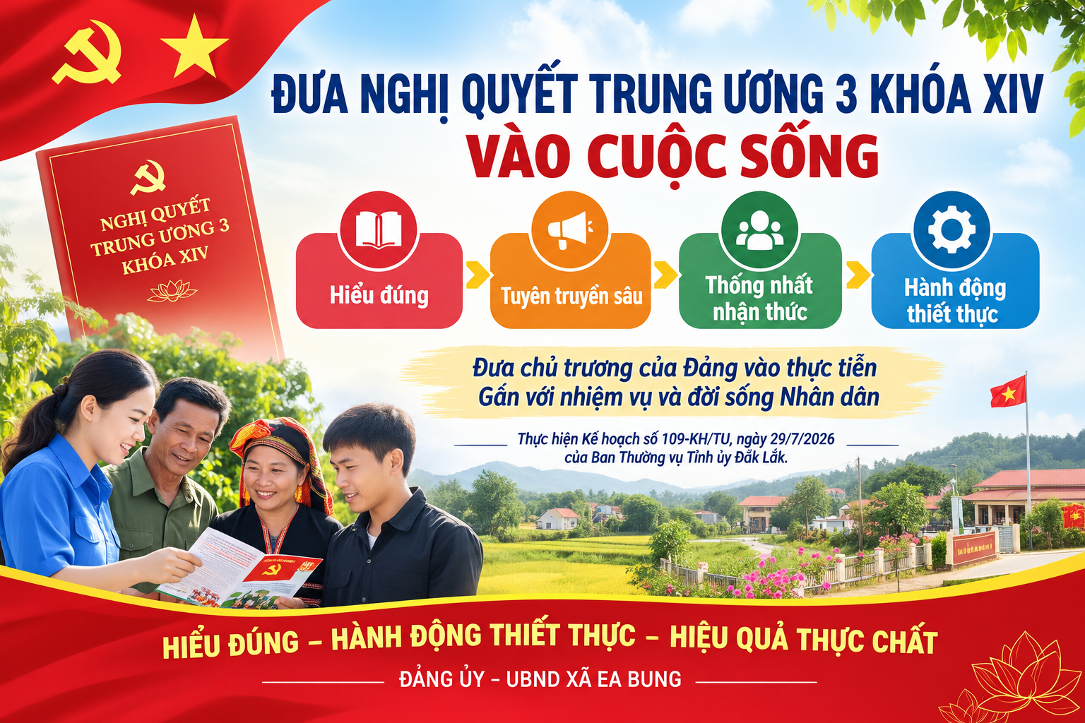 Tăng cường thông tin, tuyên truyền đưa Nghị quyết Trung ương 3 khóa XIV vào cuộc sống