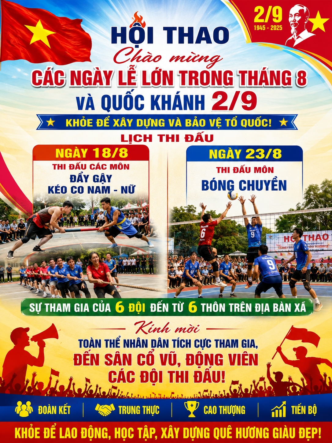 Hội thao - Khỏe để xây dựng Quê hương