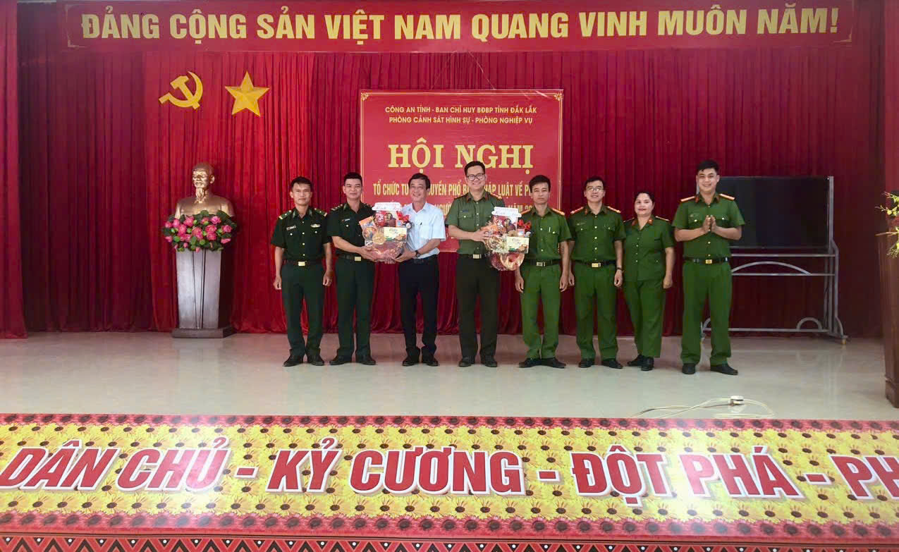 Ea Bung đẩy mạnh tuyên truyền, phổ biến pháp luật về phòng, chống mua bán người