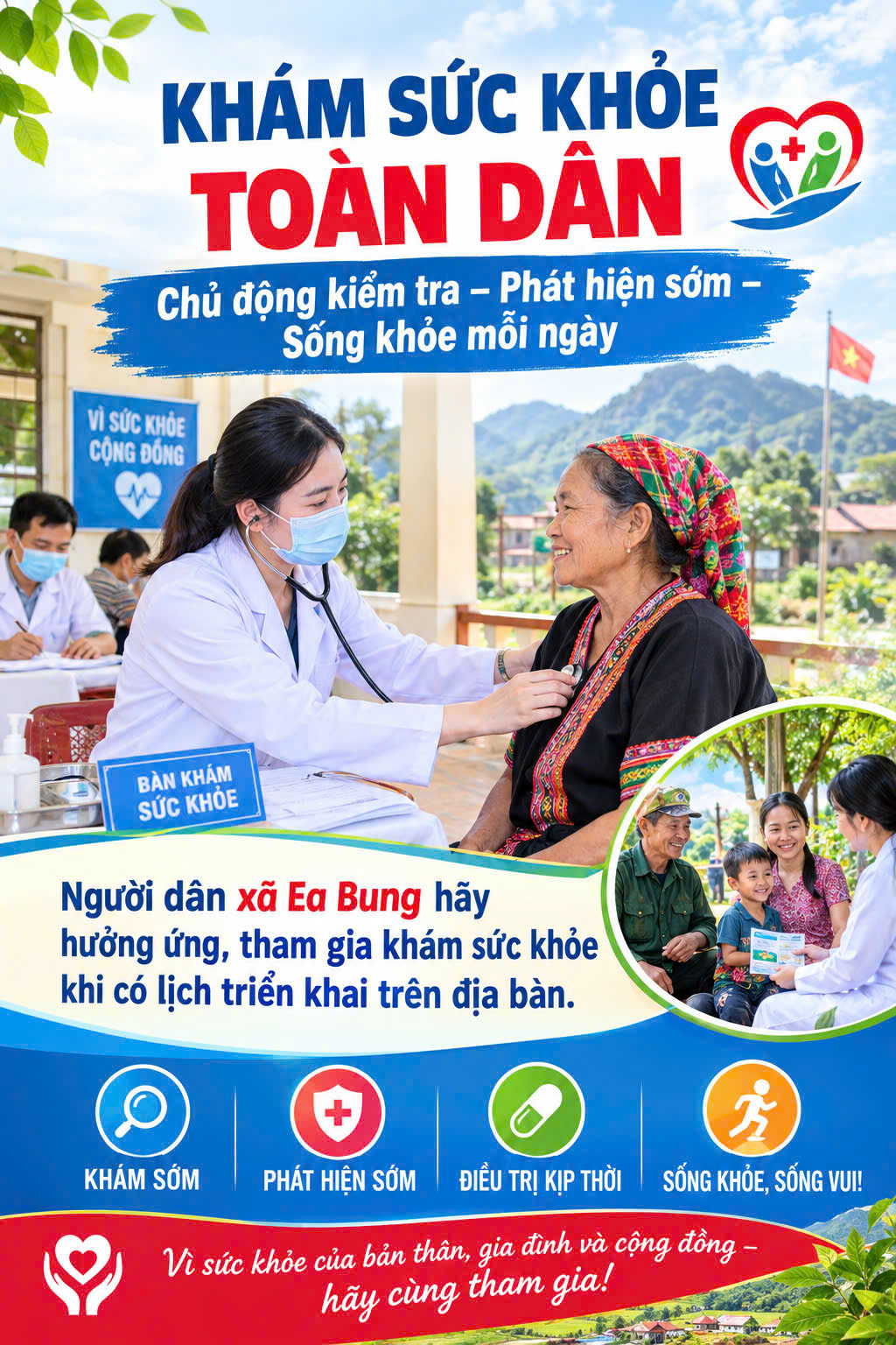 Khám sức khỏe toàn dân – Chủ động chăm sóc sức khỏe, bảo vệ tương lai